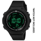 DBLACK [TODS1] 20MM RUBBER WATCH BAND // COMPATIBLE FOR TOMI DIGITAL WATCH (STRAP ONLY)