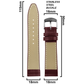 DBLACK [BLIKING] PEBBLE DESIGN, THIN LEATHER STRAP