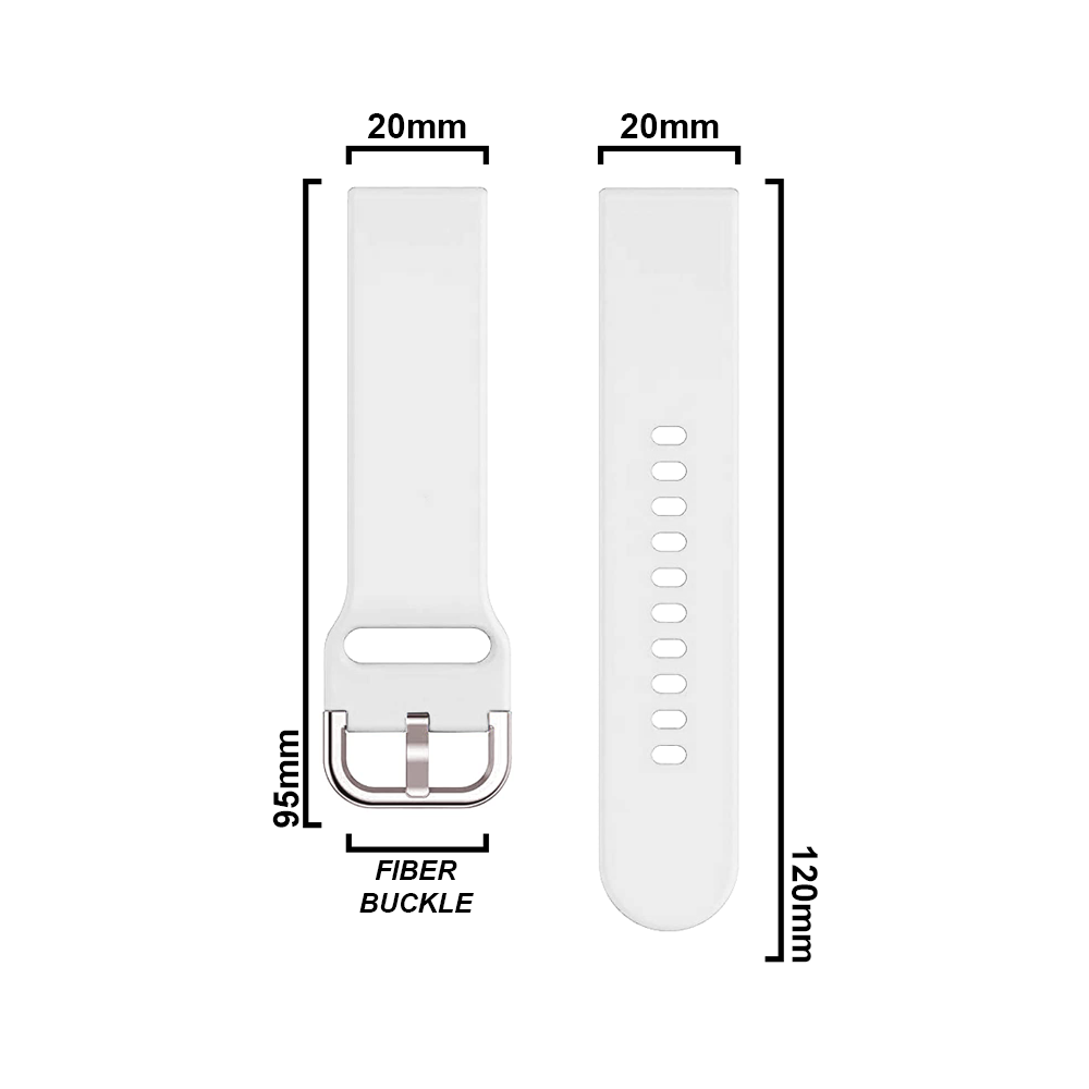 DBLACK [FOOSHA] QUICK RELEASE, SILICONE WATCH STRAP