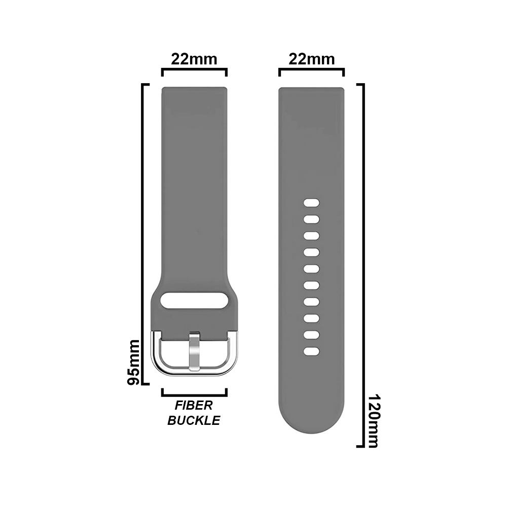 DBLACK [FOOSHA] QUICK RELEASE, SILICONE WATCH STRAP