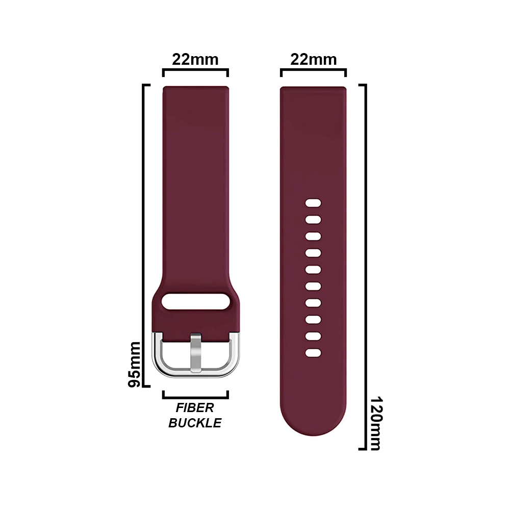 DBLACK [FOOSHA] QUICK RELEASE, SILICONE WATCH STRAP