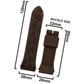 DBLACK [GSDS1] 28MM CROCO DESIGN, SILICONE LEATHER STRAP // GUESS PHOENIX STRAP