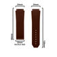 DBLACK [HLS] [DSN2] 25MM LINE DESIGN, RESIN WATCH STRAP // COMPATIBLE WITH "HUBLOT" WATCHES
