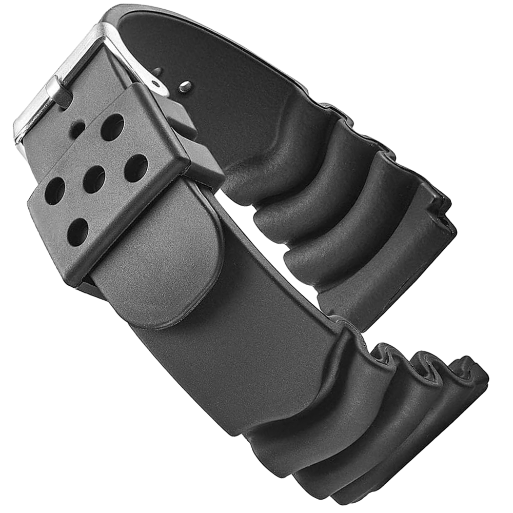 DBLACK [SKODS1] RUBBER STRAP, PERFECT FOR "SEIKO" WATCH