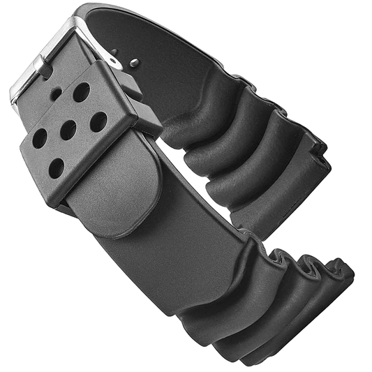 DBLACK [SKODS1] RUBBER STRAP, PERFECT FOR "SEIKO" WATCH
