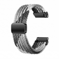 DBLACK [SKYPIEA] 18MM NYLON WOVEN BRAIDED WATCH STRAP // FOR "CASIO" AE-1200WH, W-216H & OTHER MODELS