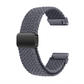 DBLACK [SKYPIEA] 18MM NYLON WOVEN BRAIDED WATCH STRAP // FOR "CASIO" AE-1200WH, W-216H & OTHER MODELS