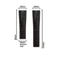 DBLACK [THDS2] CROCO DESIGN, LEATHER STRAP // FOR "TAG HEUER" WATCHES