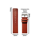 DBLACK [UBOX] LEATHER WATCH STRAP // FOR 20MM, 22MM OR 24MM (CHOOSE YOUR SIZE & COLOR)