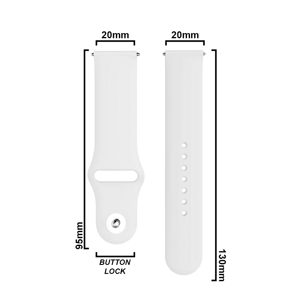 DBLACK [WANO] QUICK RELEASE, SILICONE WATCH STRAP