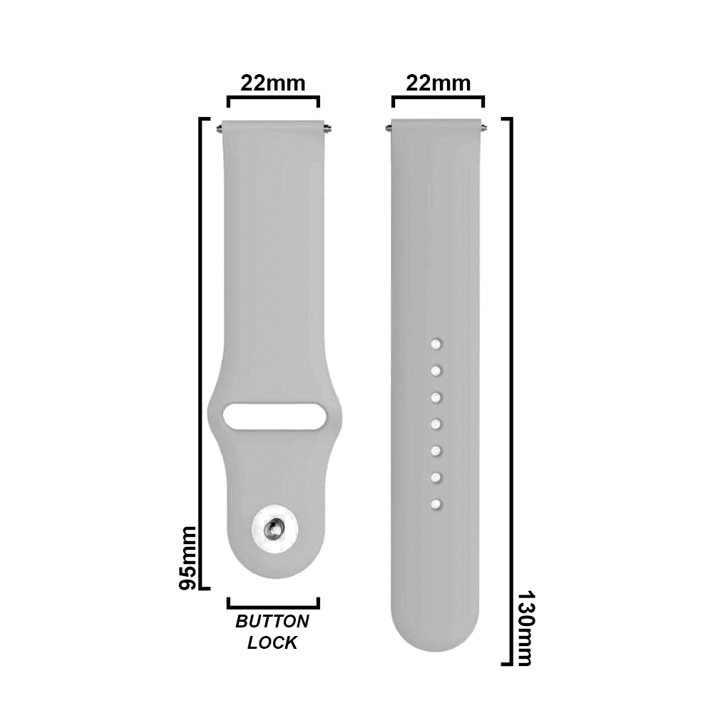 DBLACK [WANO] QUICK RELEASE, SILICONE WATCH STRAP