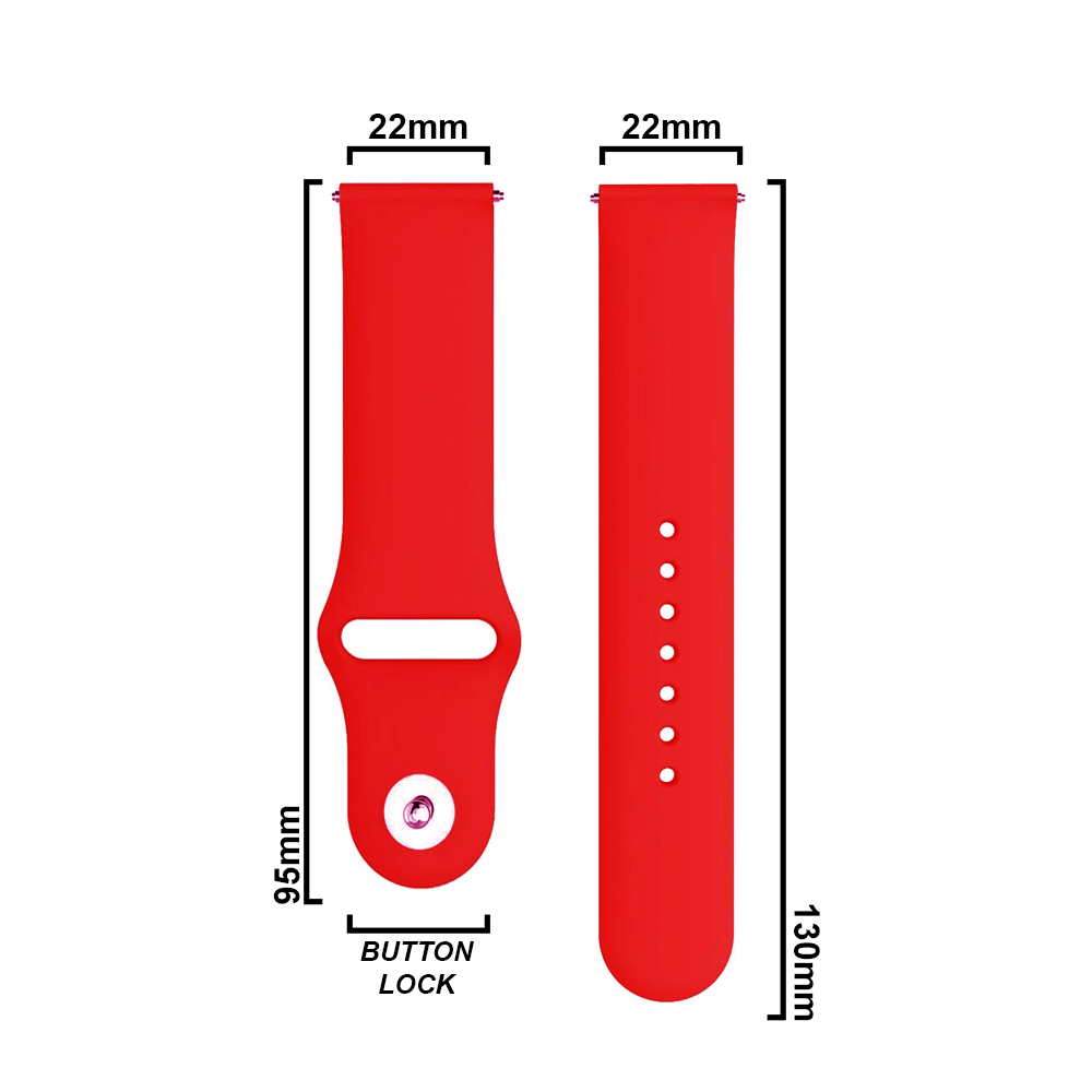 DBLACK [WANO] QUICK RELEASE, SILICONE WATCH STRAP