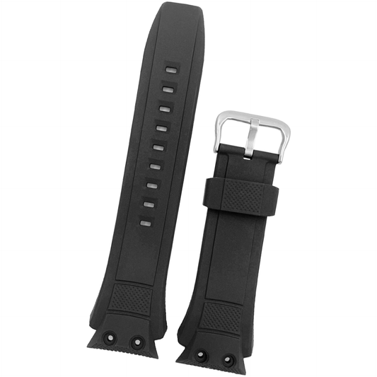 DBLACK [FT-9332] RESIN WATCH STRAP (BLACK) // COMPATIBLE WITH "FASTRACK 9332" MODEL WATCH ONLY