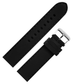 DBLACK [MESEE] BOAT-TIP DESIGN, SILICONE WATCH STRAP