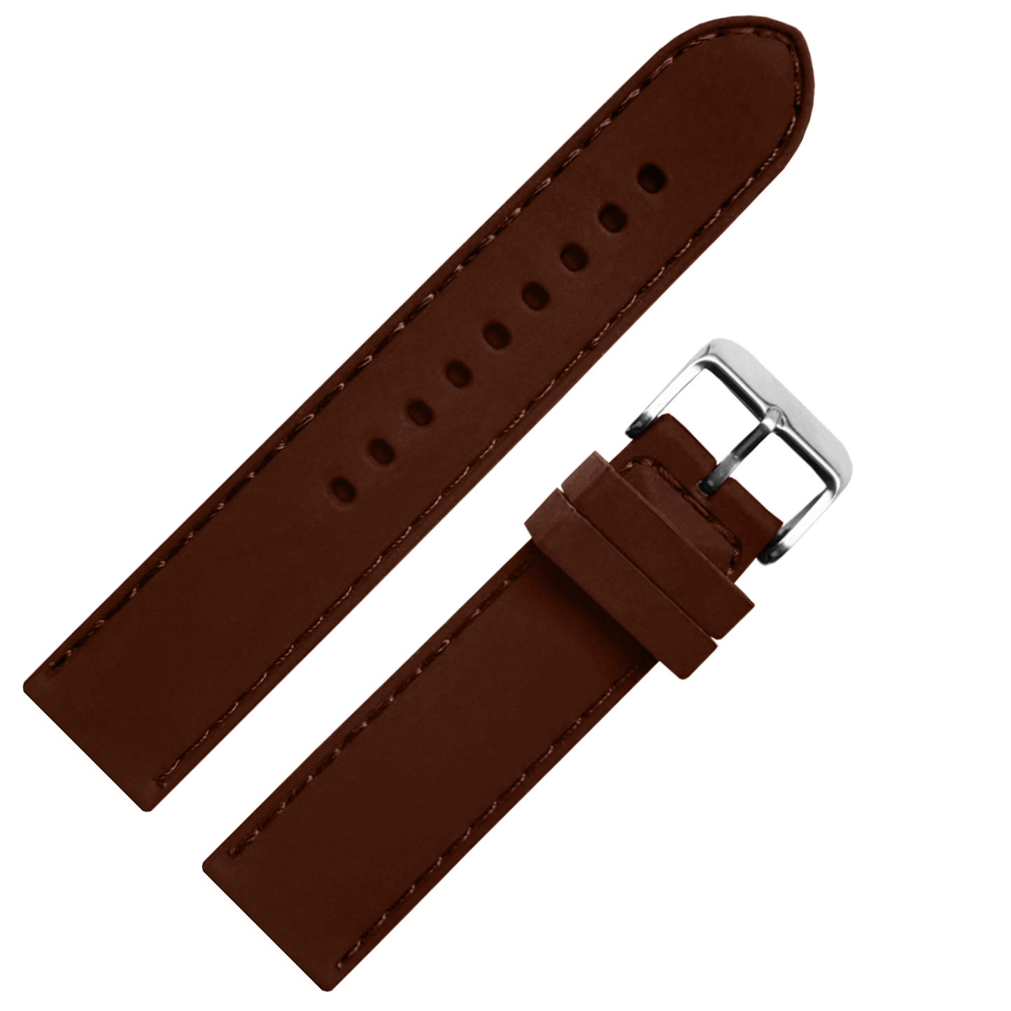 DBLACK [MESEE] BOAT-TIP DESIGN, SILICONE WATCH STRAP
