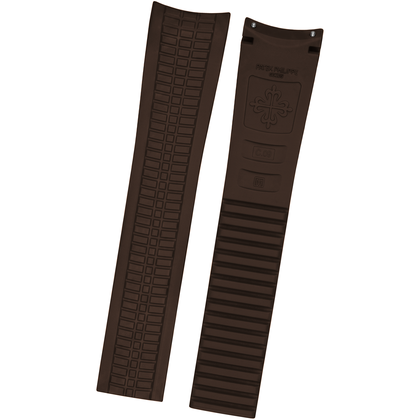 DBLACK [PKPDS2] 21MM TYRE DESIGN, SILICONE WATCH STRAP // FOR PATEK PHILIPPE WATCHES