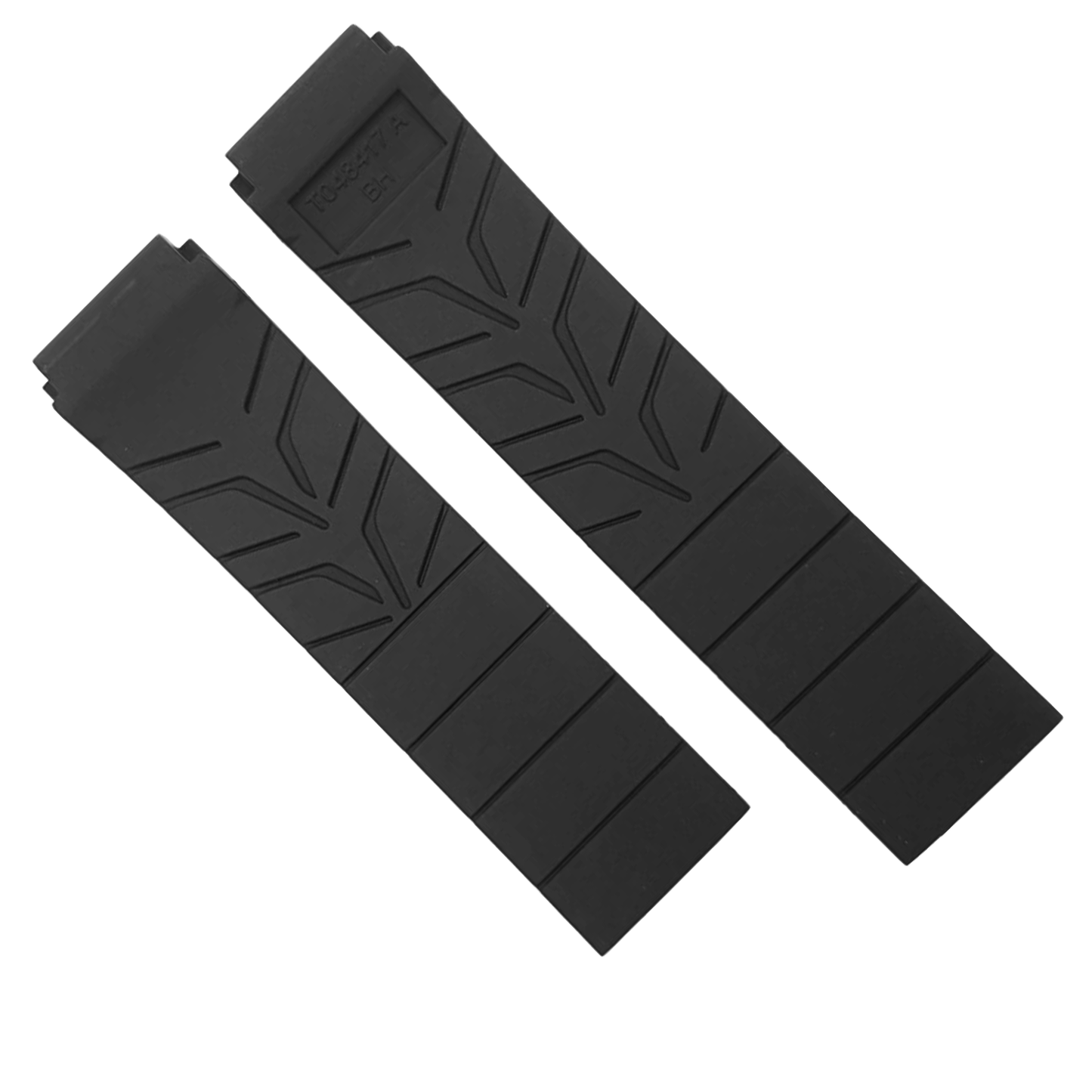 DBLACK [TST1] 21MM SILICONE WATCH STRAP // COMPATIBLE FOR "TISSOT" T-RACE WATCH MODEL