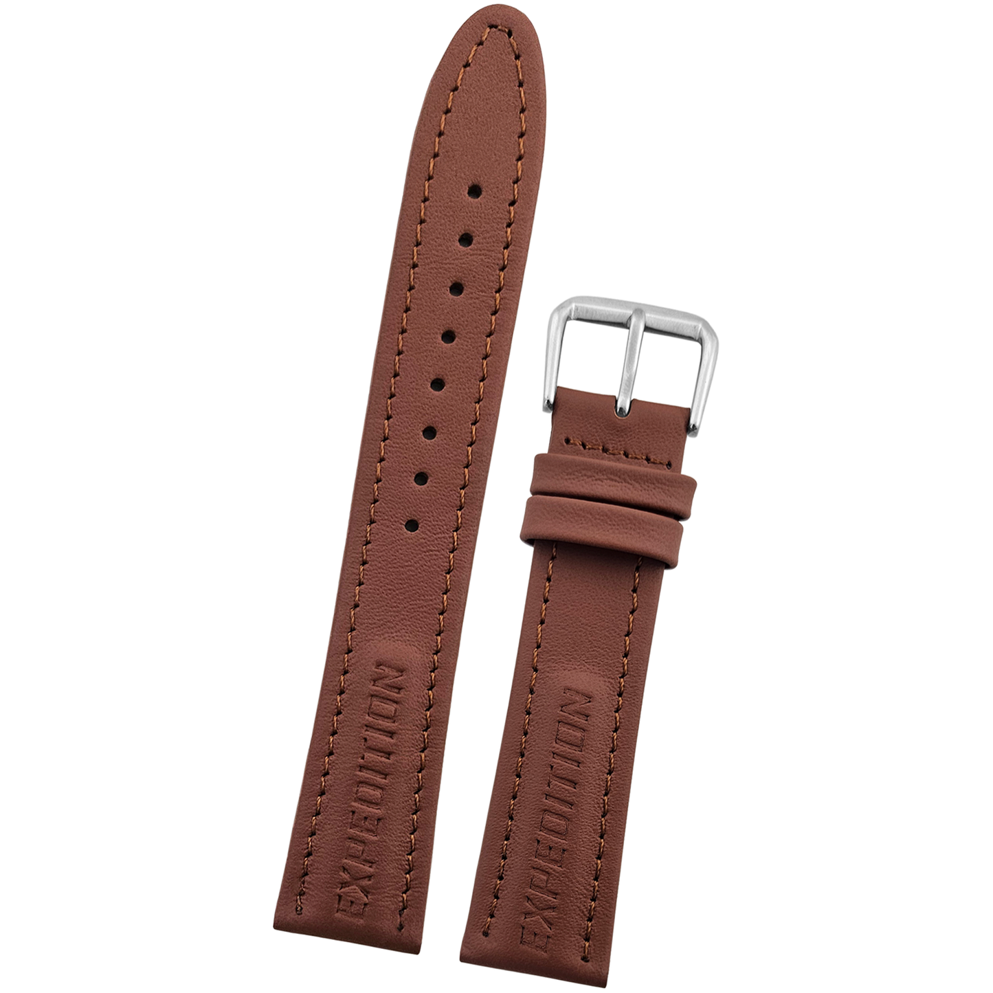 DBLACK [TMXDS1] 20MM LEATHER WATCH STRAP // FOR “TIMEX EXPEDITION” WATCH