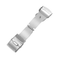[DRLOCK] BRUSHED STAINLESS STEEL "DOUBLE LOCK CLASP WATCH CHAIN BUCKLE" REPLACEMENT PARTS FOR WATCH CHAIN STRAP