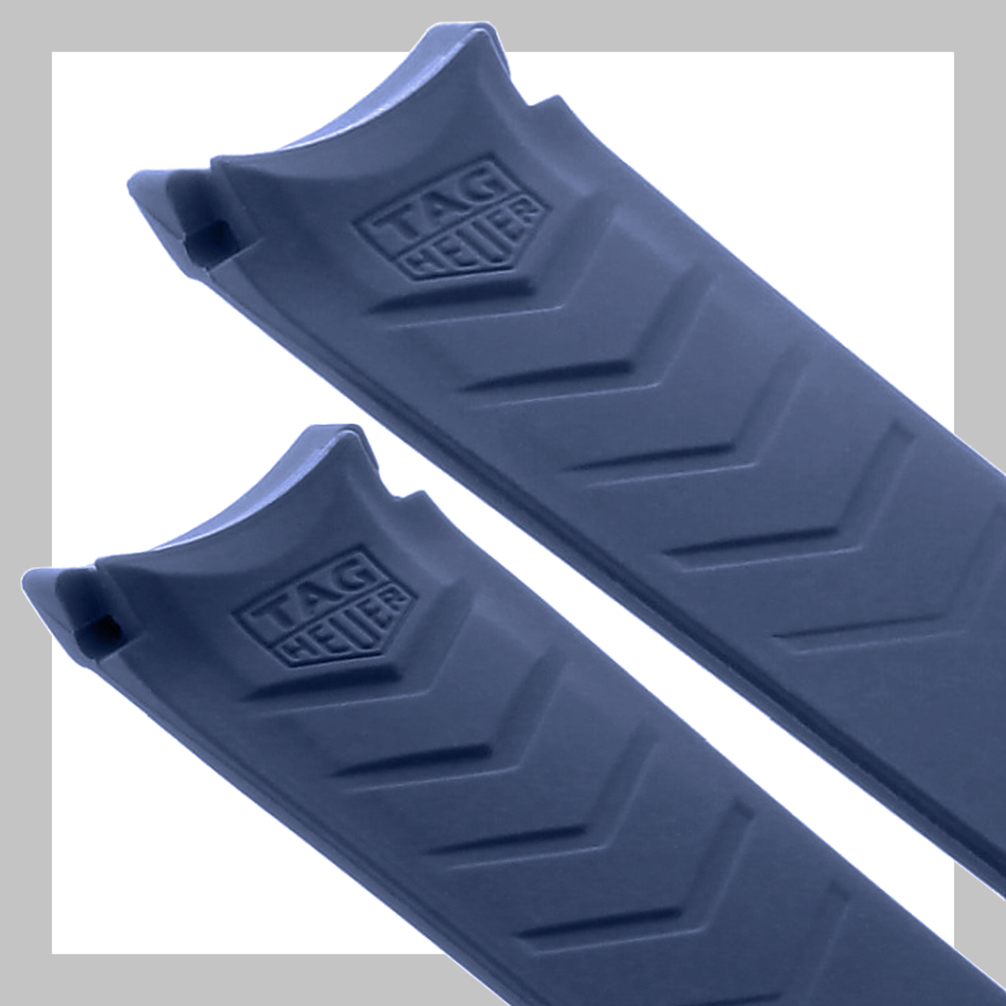 DBLACK [THDS5] 22MM LINE DESIGN, RUBBER STRAP // FOR "TAG HEUER" WATCHES
