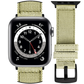 DBLACK [WADO] CANVAS DESIGN, NYLON WATCH STRAP // DESIGNED FOR "APPLE" SMARTWATCHES