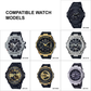 DBLACK [CDS33] RESIN WATCH STRAP // FOR “CASIO G-SHOCK’’ GST-B100, GST-S100, GST-S110, GST-210, GST-S300, GST-400G, & GST-410 MODEL WATCHES