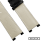 DBLACK [PKPDS1] 25MM CROCO DESIGN, LEATHER WATCH STRAP // FOR PATEK PHILIPPE WATCHES