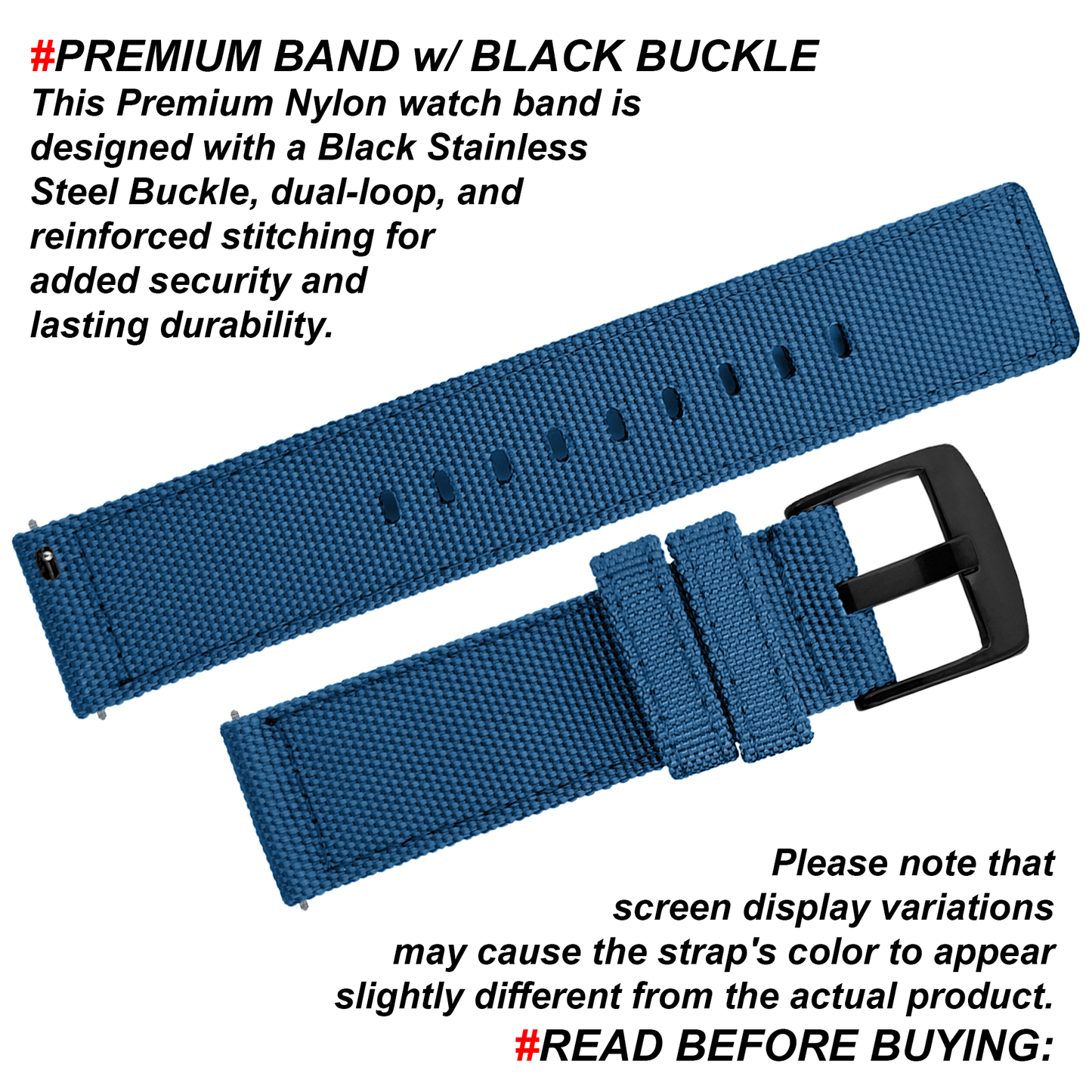 DBLACK [ENMA] QUICK RELEASE, NYLON STRAP