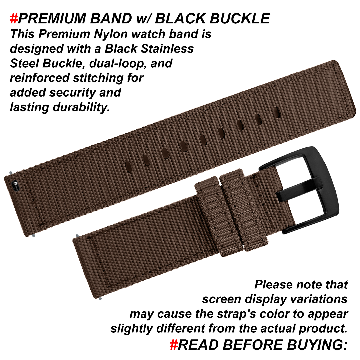DBLACK [ENMA] QUICK RELEASE, NYLON STRAP
