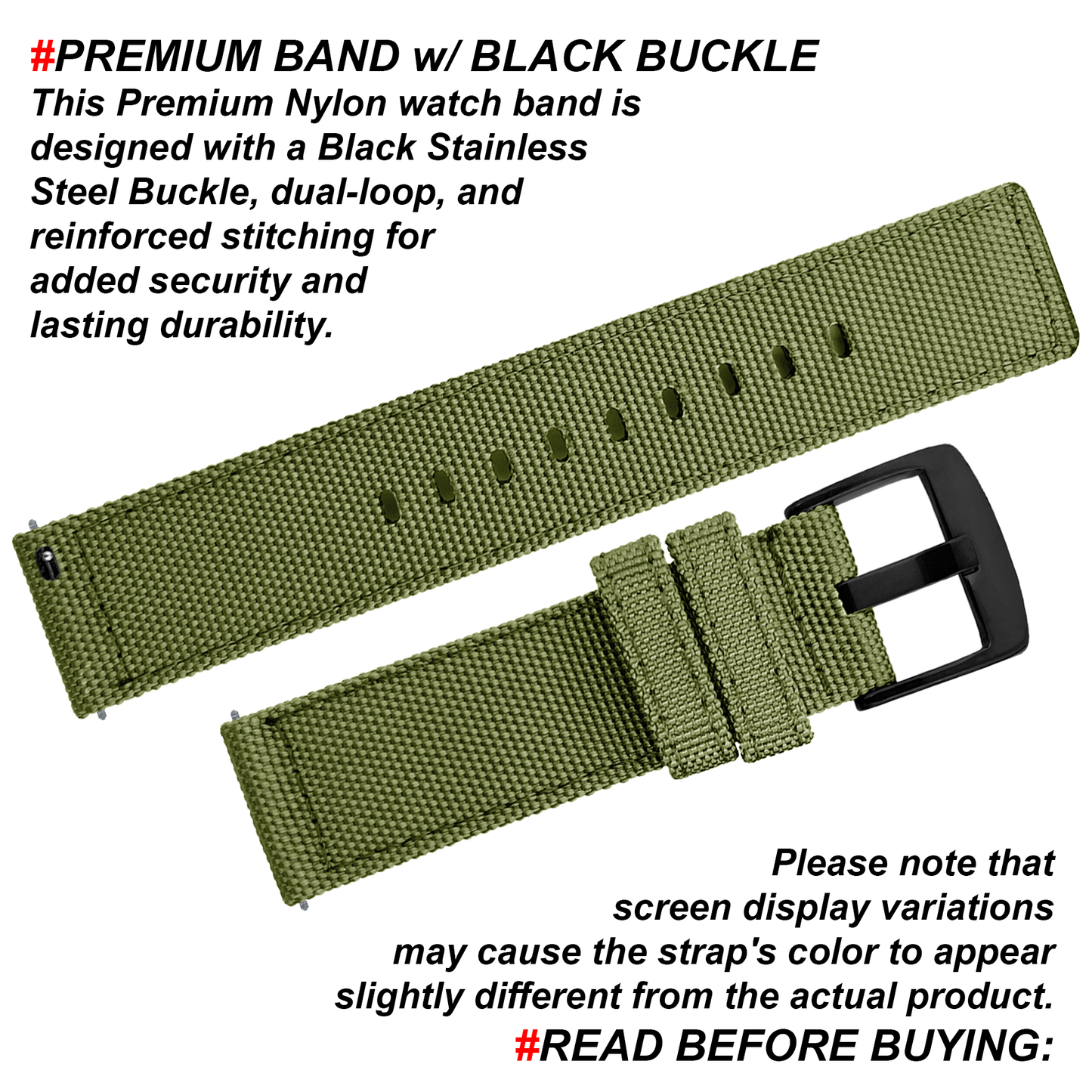 DBLACK [ENMA] QUICK RELEASE, NYLON STRAP