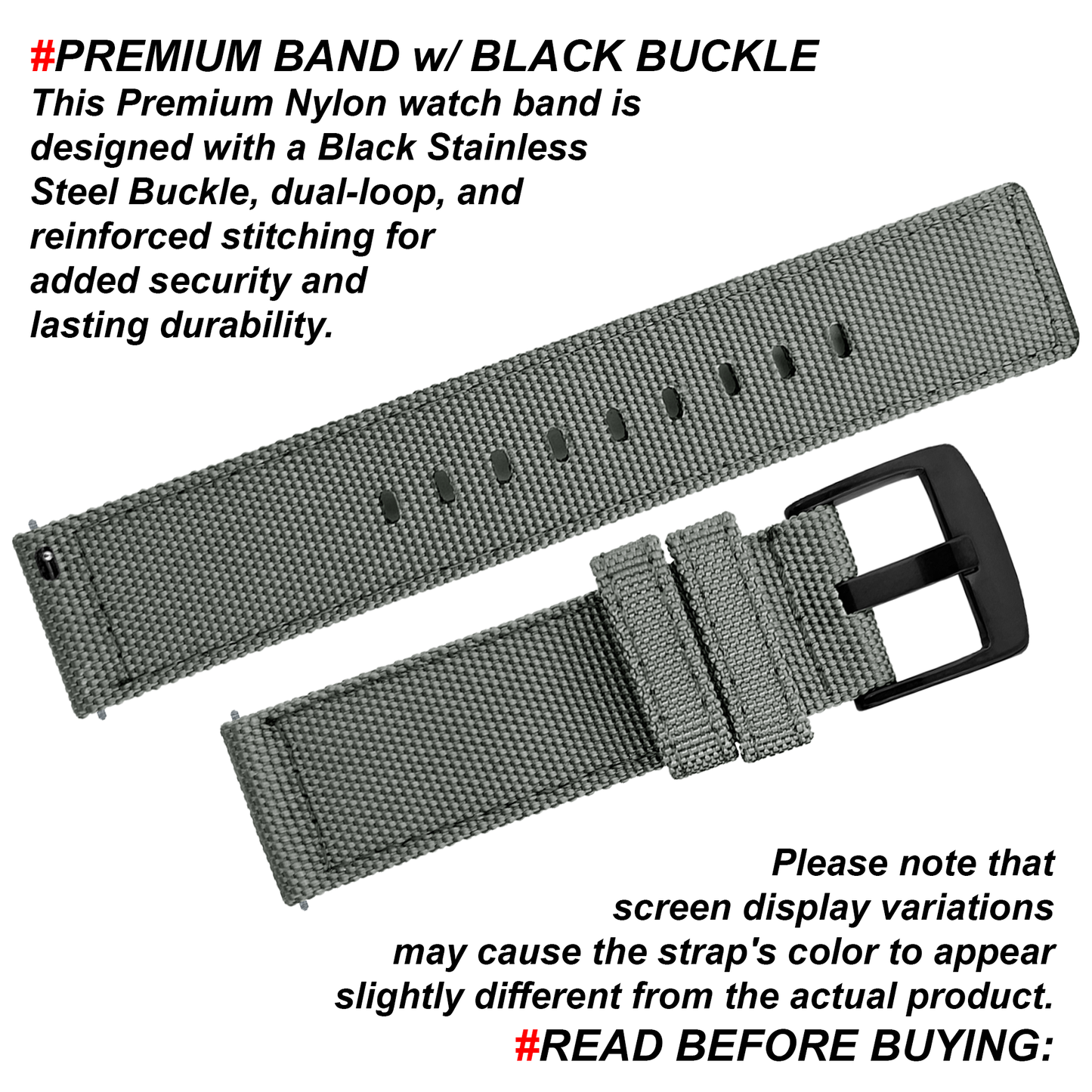 DBLACK [ENMA] QUICK RELEASE, NYLON STRAP