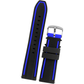 DBLACK [FOOGLE] DUAL COLOR, SILICONE WATCH STRAP