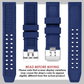 DBLACK [LMXDS1] SILICONE WATCH STRAP // FOR "LUMINOX" WATCHES