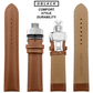 DBLACK [NAGATA3] MINIMALIST DESIGN W/ BUTTERFLY LOCK, LEATHER STRAP