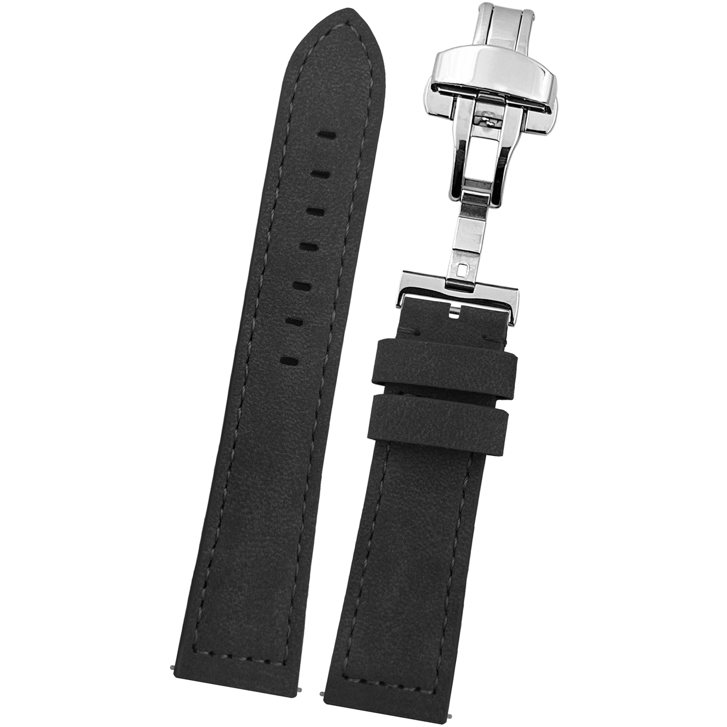 DBLACK [BUZZ] PREMIUM MINIMALIST PADDED LEATHER STRAP