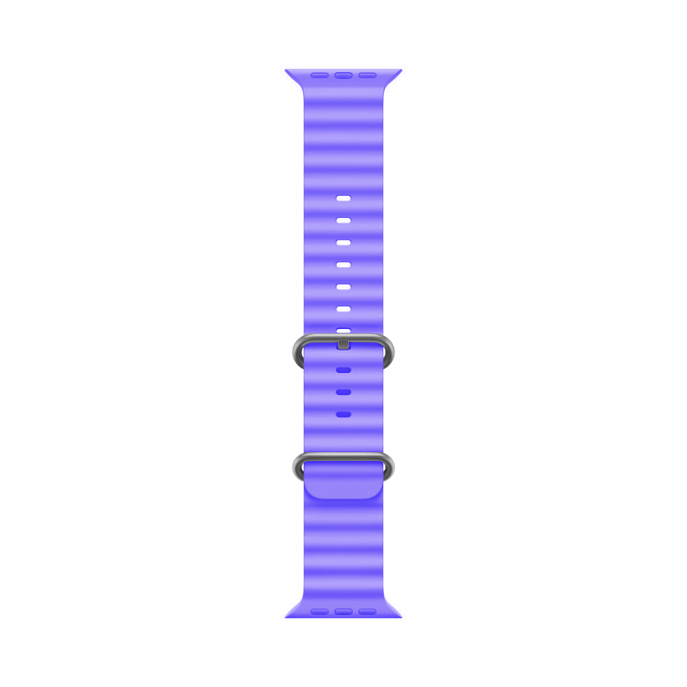 DBLACK [AWDS5] MODEL :: OCEAN ULTRA BAND, OCEAN WAVE DESIGN - PREMIUM SILICONE BAND // COMPATIBLE FOR "APPLE" SMART WATCHES