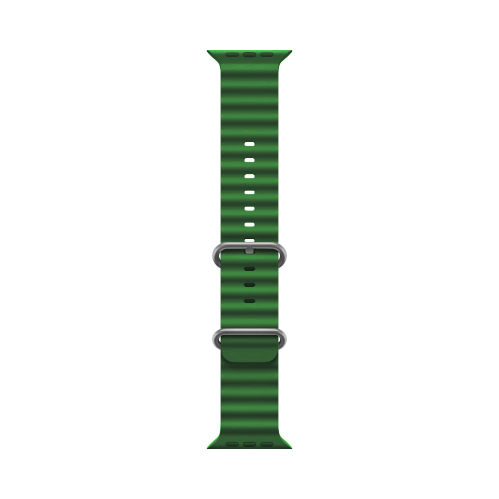 DBLACK [AWDS5] MODEL :: OCEAN ULTRA BAND, OCEAN WAVE DESIGN - PREMIUM SILICONE BAND // COMPATIBLE FOR "APPLE" SMART WATCHES