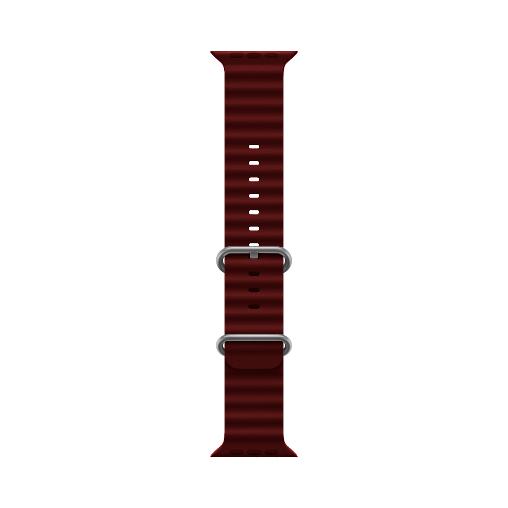 DBLACK [AWDS5] MODEL :: OCEAN ULTRA BAND, OCEAN WAVE DESIGN - PREMIUM SILICONE BAND // COMPATIBLE FOR "APPLE" SMART WATCHES
