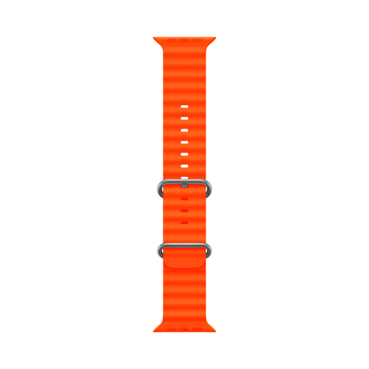 DBLACK [AWDS5] MODEL :: OCEAN ULTRA BAND, OCEAN WAVE DESIGN - PREMIUM SILICONE BAND // COMPATIBLE FOR "APPLE" SMART WATCHES