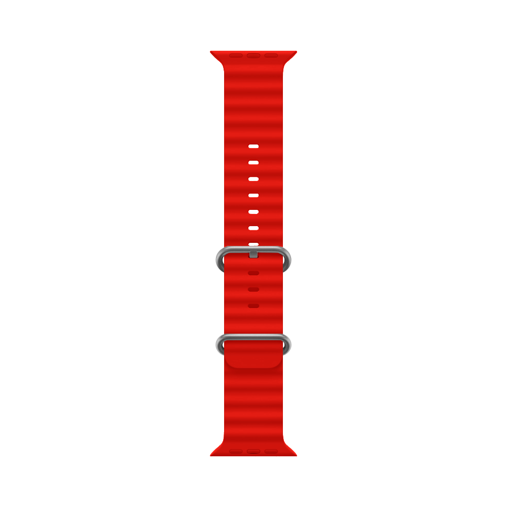 DBLACK [AWDS5] MODEL :: OCEAN ULTRA BAND, OCEAN WAVE DESIGN - PREMIUM SILICONE BAND // COMPATIBLE FOR "APPLE" SMART WATCHES