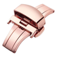 DBLACK [DSLCK3] BUTTERFLY LOCK, STAINLESS STEEL LOCK FOR LEATHER STRAP
