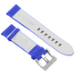 DBLACK [MBDS1] 22MM LEATHER WATCH STRAP // FOR "MONT BLANC" WATCH