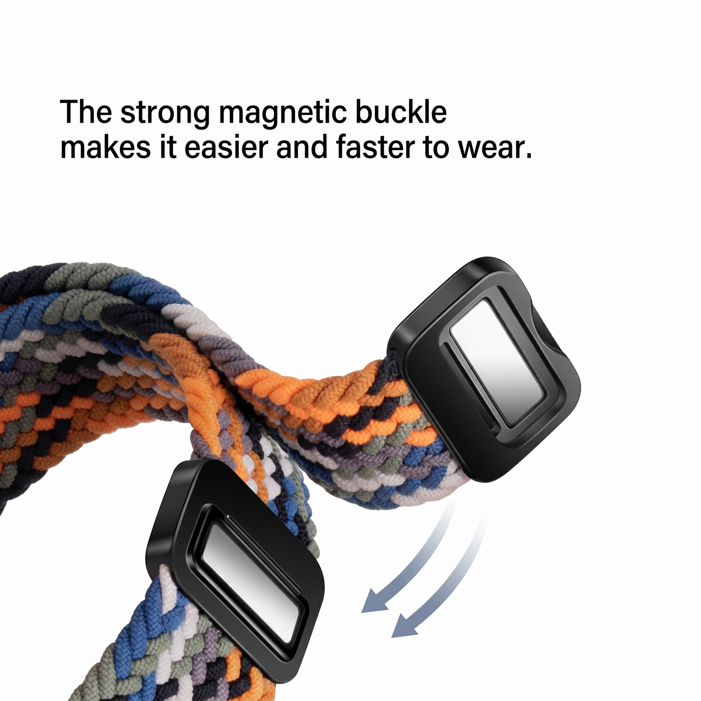DBLACK [SKYPIEA] 18MM NYLON WOVEN BRAIDED WATCH STRAP // FOR "CASIO" AE-1200WH, W-216H & OTHER MODELS