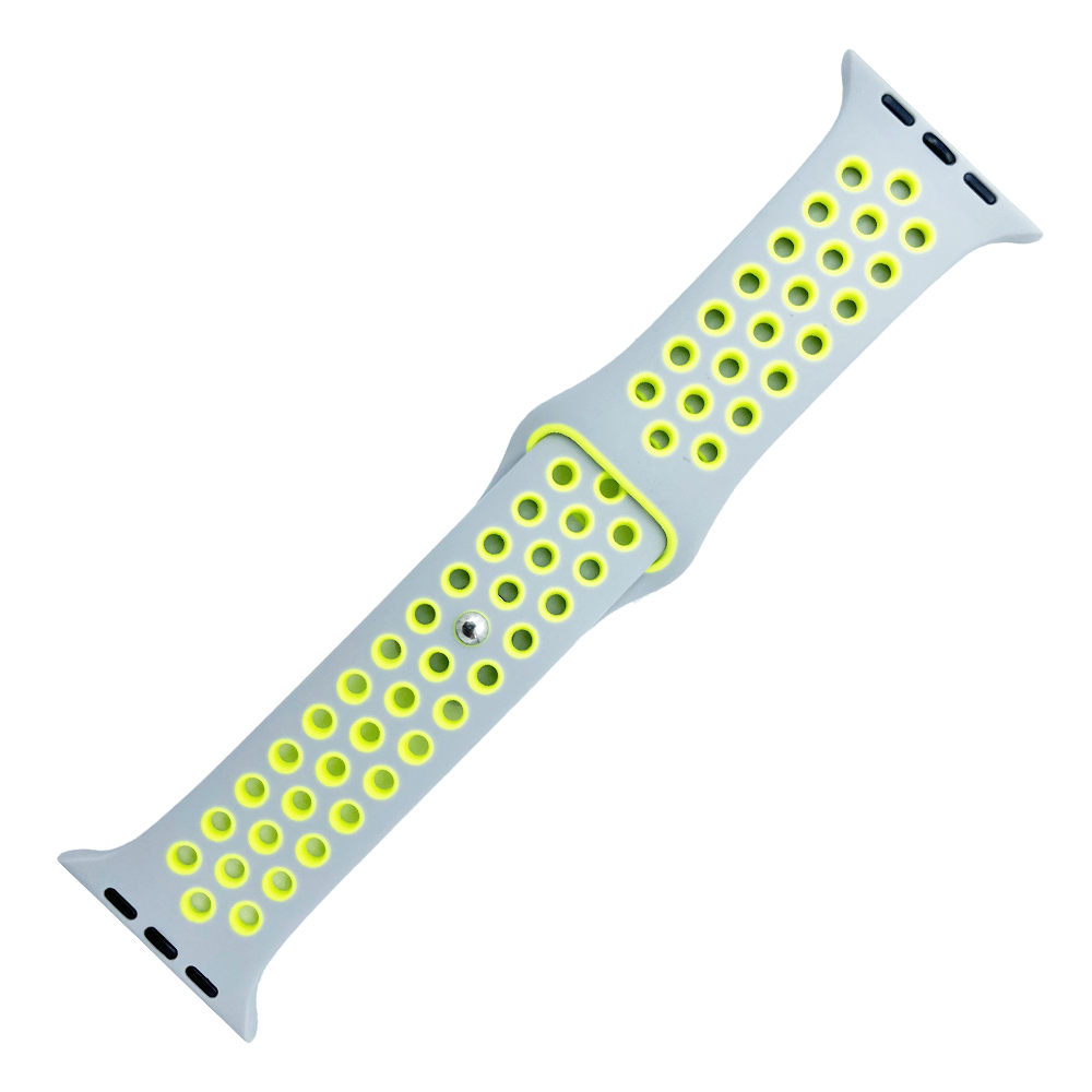 DBLACK [AWDS6] MODEL :: NIKE SPORT BAND, PUNCH HOLE DESIGN - PREMIUM SILICONE BAND // COMPATIBLE FOR"APPLE" SMART WATCHES