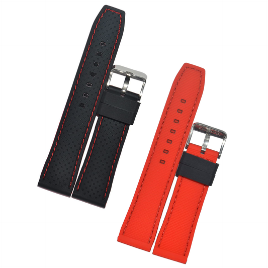 DBLACK [EMPIRE] DUAL COLOR, SILICONE WATCH STRAP