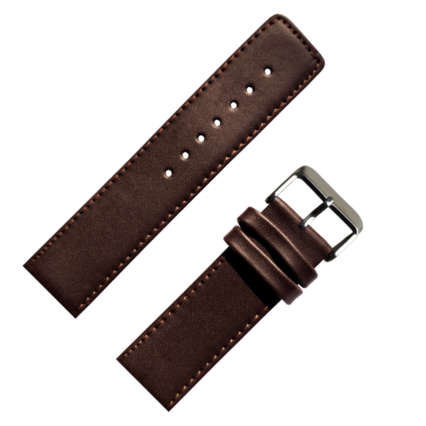 DBLACK [UBOX] LEATHER WATCH STRAP // FOR 20MM, 22MM OR 24MM (CHOOSE YOUR SIZE & COLOR)