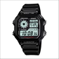 CASIO YOUTH BLACK DIGITAL UNISEX WATCH (BLACK)