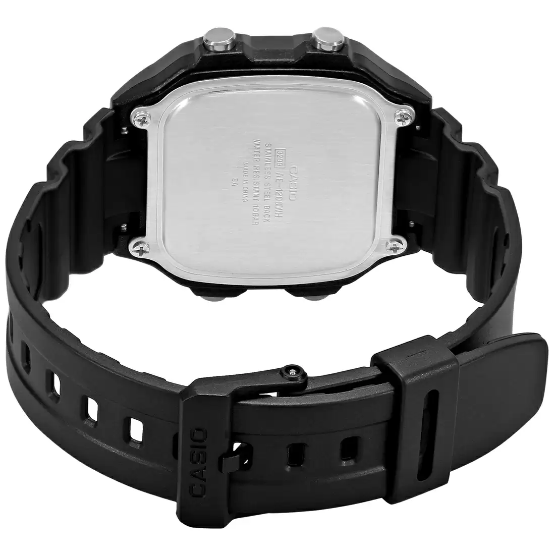 CASIO YOUTH BLACK DIGITAL UNISEX WATCH (BLACK)