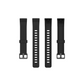 DBLACK [RLDS-01] SILICONE WATCH BAND // COMPATIBLE WITH "realme Smart Band | MODEL NUMBER - RMA183" MODEL ONLY
