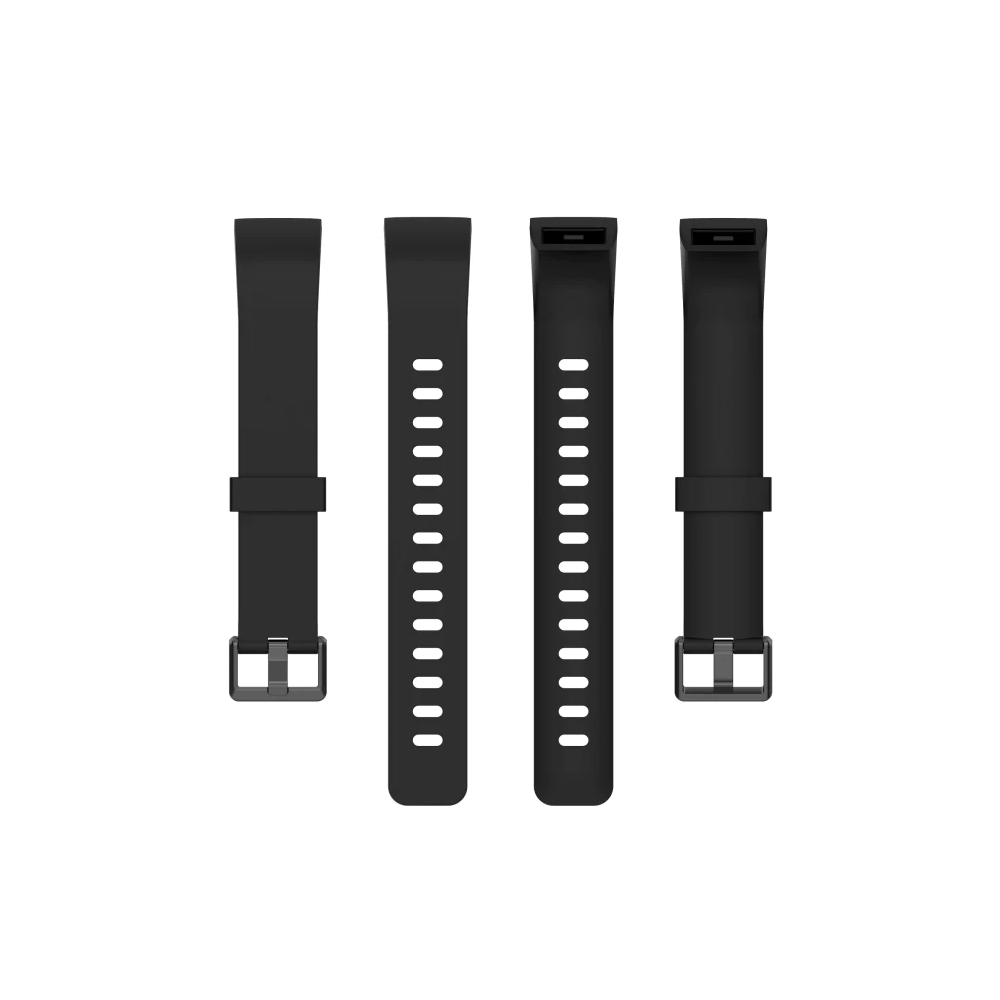 DBLACK [RLDS-01] SILICONE WATCH BAND // COMPATIBLE WITH "realme Smart Band | MODEL NUMBER - RMA183" MODEL ONLY